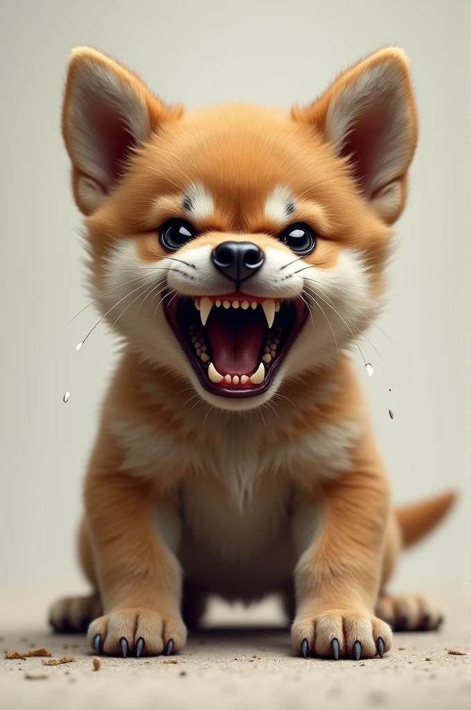 A angry puppy 