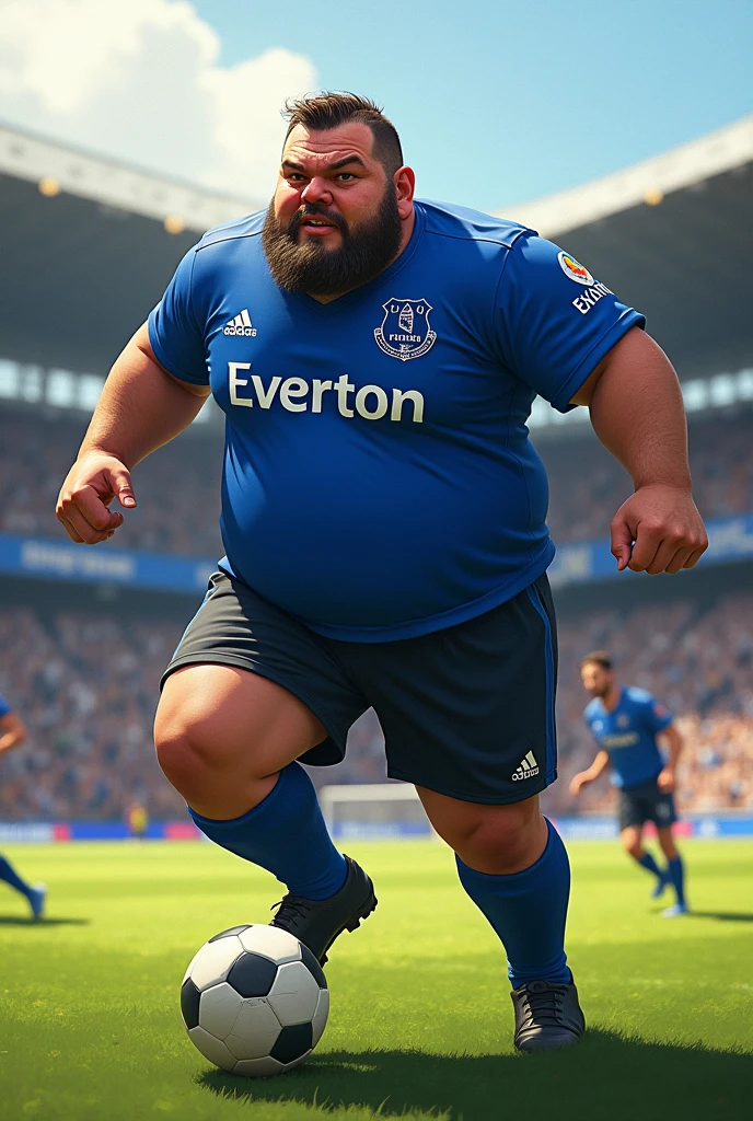 Victor Batendo at Everton(fatter, miner) not FIFA