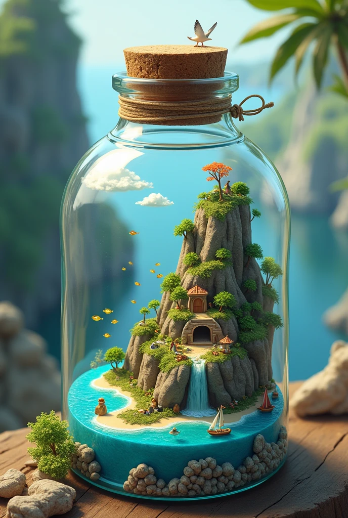 Island in a Bottle