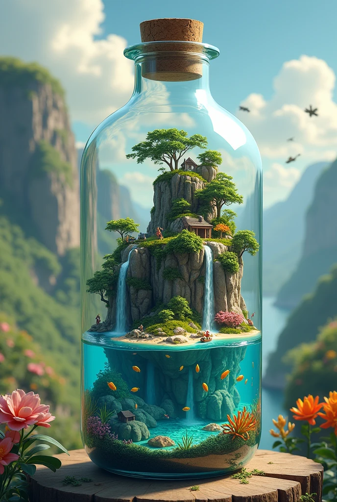 Island in a Bottle