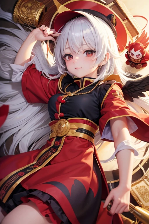 Tengu, Fortuneteller, carnival, Friendly, masterpiece, アニメ, Stocky, Angelic French doll, ボブヘア, おでこ, Messy hair