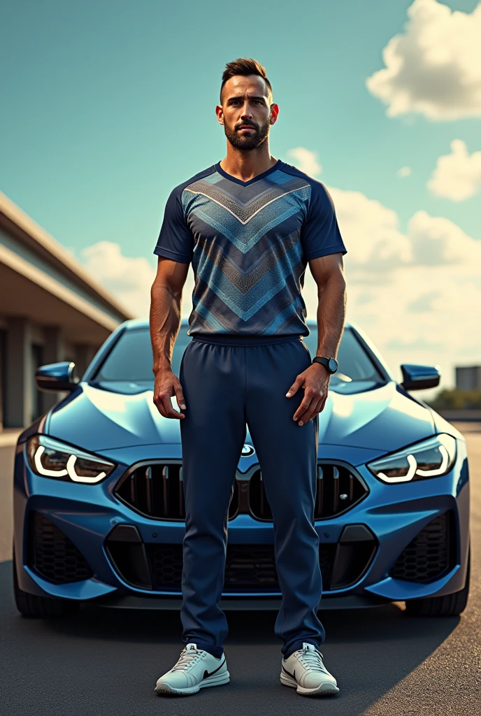 Glenn Maxwell With Car BMW