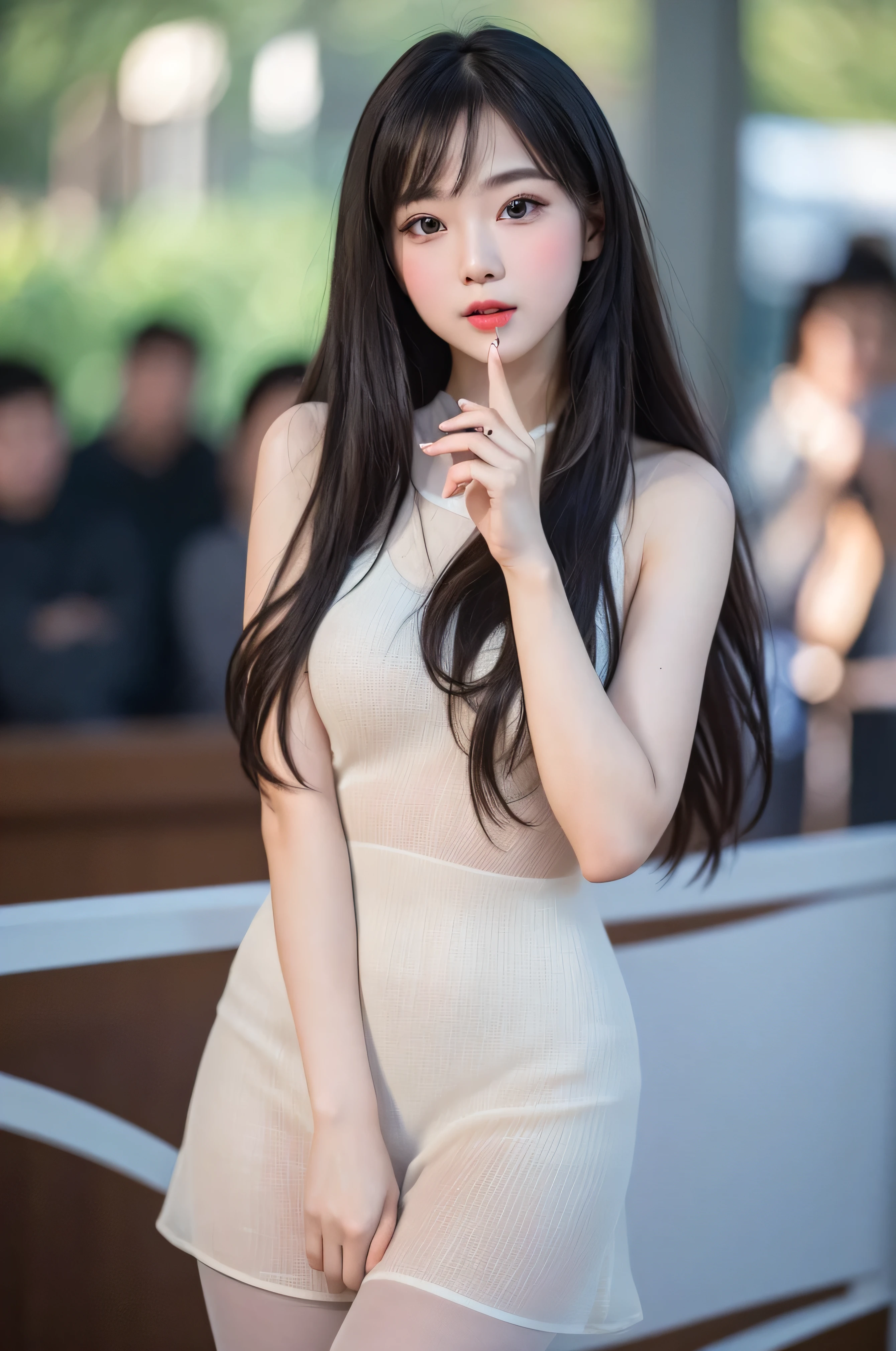 masterpiece, Bokeh, Looking at the audience, pantyhose,(masterpiece, Highest quality, It captures a very cute moment, Depth of written boundary, Super detailed, Ultra-high resolution, C4D, Octadale, 3D Modeling,Realistic human photos、 8k, 16K, one person&#39;s,Middle school students, 、Small breasts,Black Hair,short hair,Straight Hair,Light brown eyes,Cute Face), Bloomers, Black tank top, zettai ryouiki, Wet clothes, Take off、Real-life skin、Not an anime、Realistic、
