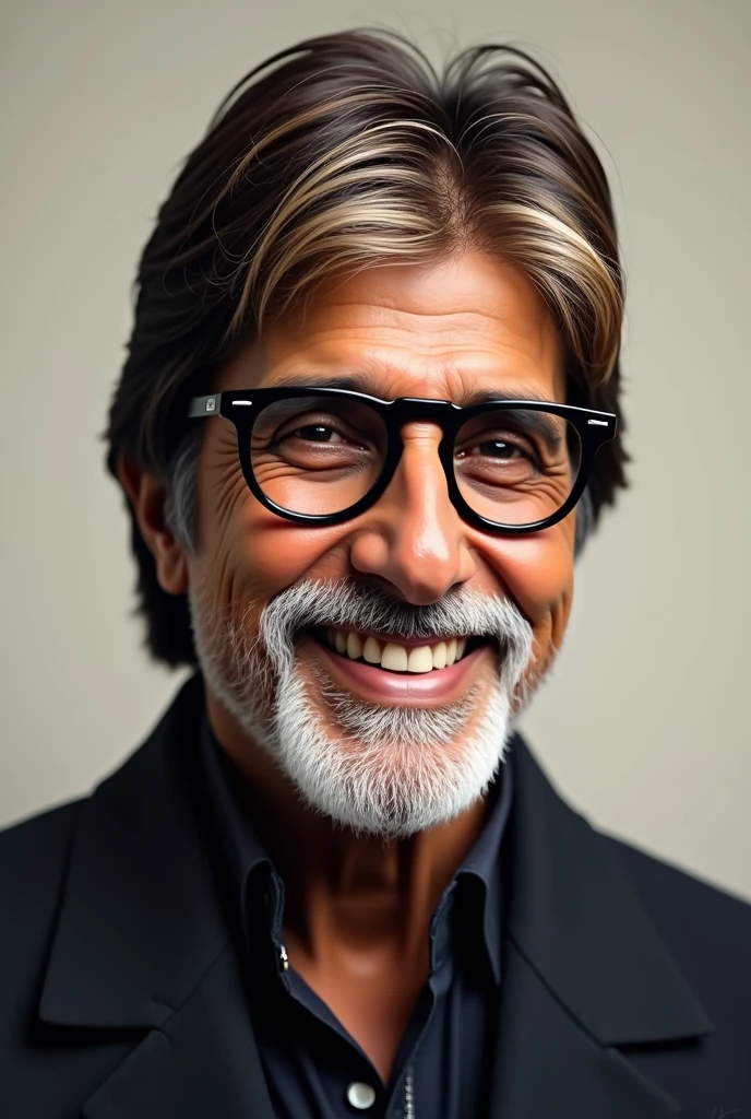 Amitabh bacchan front smile 
,
