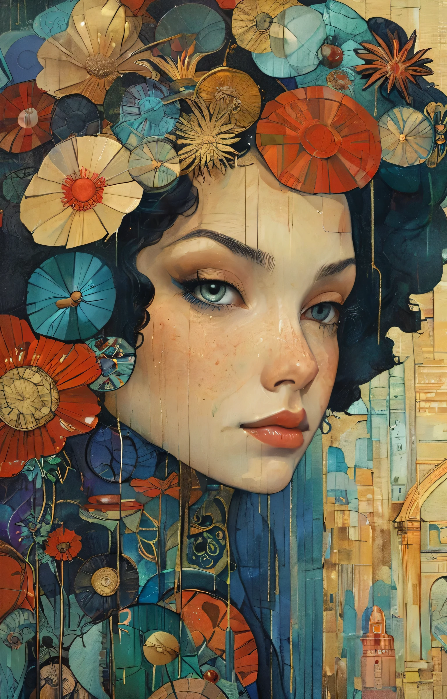 masterpiece,最high quality,Gundam Portrait,figure,Diane Dillon Style,The highest masterpiece、high quality、Golden ratio composition、