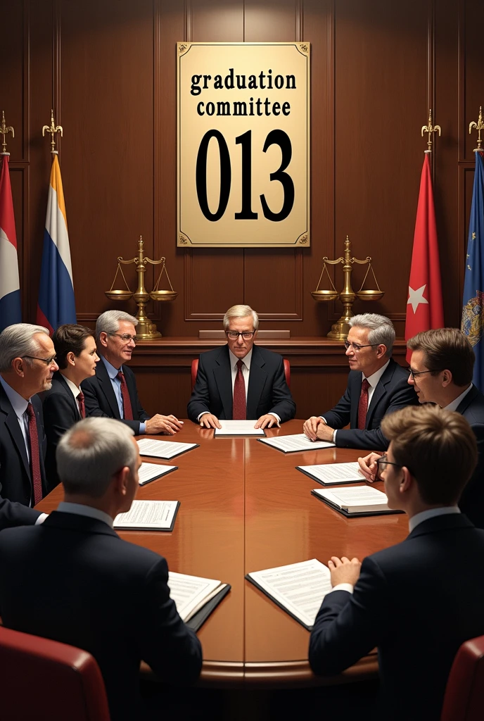 Image with the phrase “Graduation Committee 013”