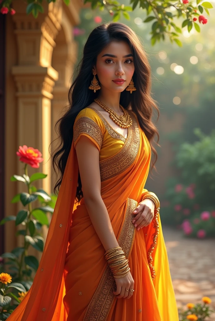 girl in indian dress