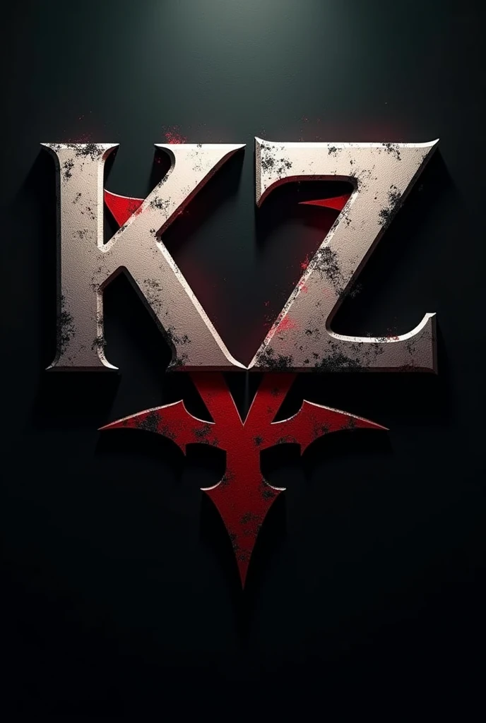 an image with the letter K and Z together, and a symbol below defining attack/revenge Because this image represents a vigilante group