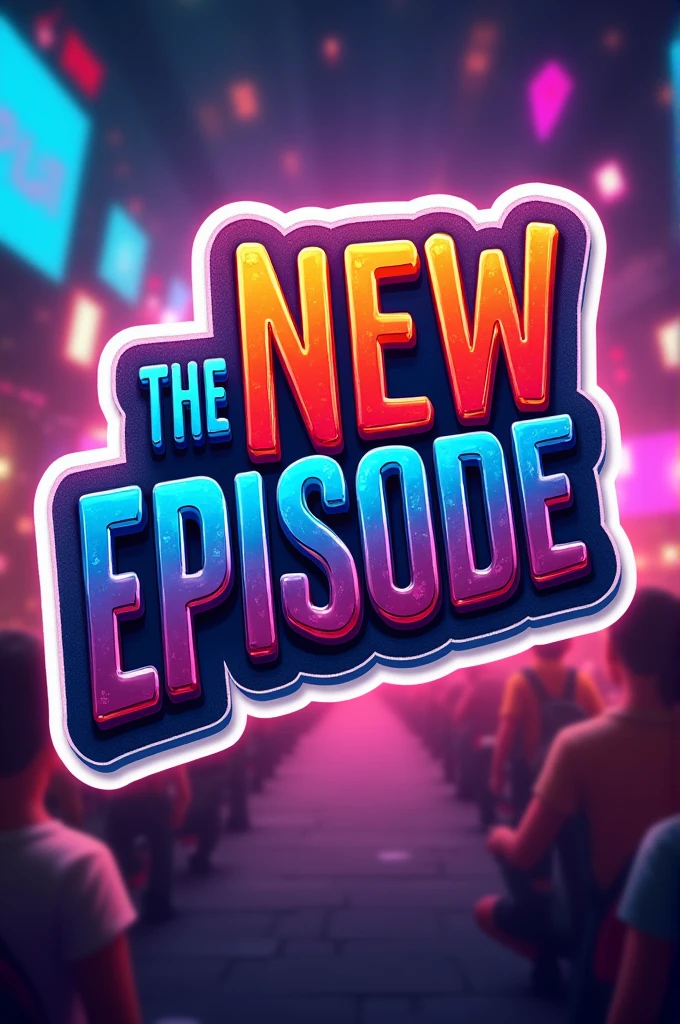 Sticker logo that says the new episode