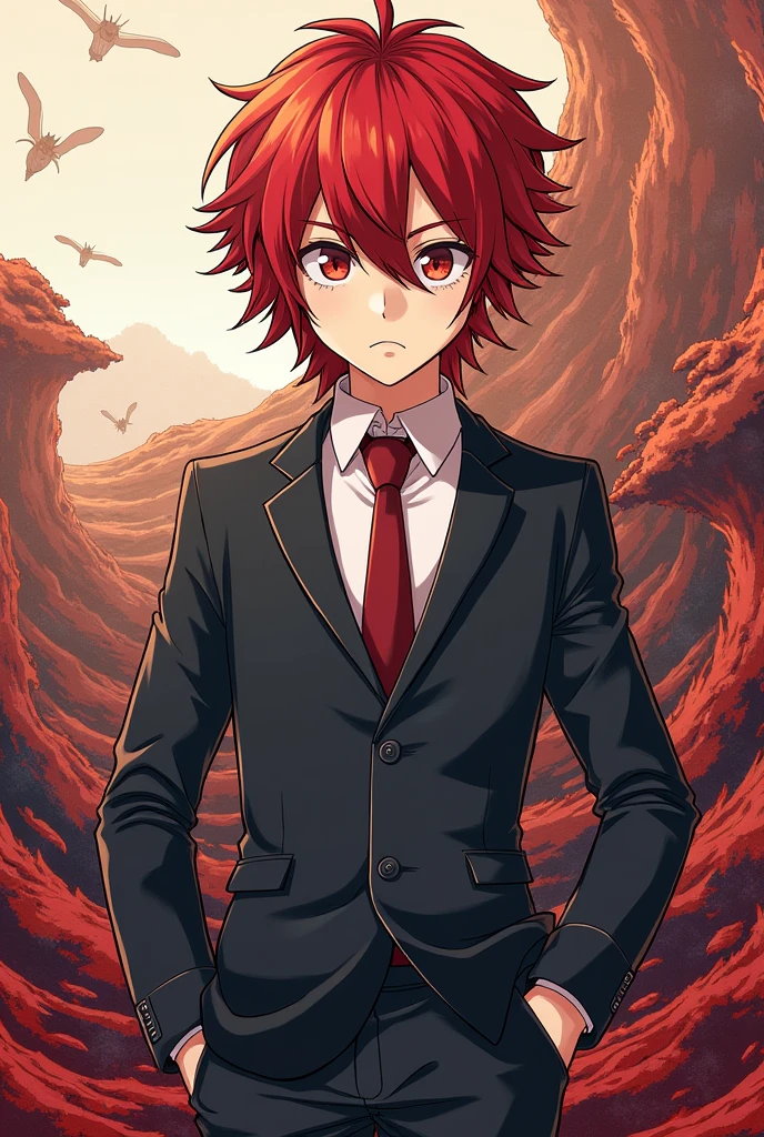 Akabane Karma wallpaper in original artstyle