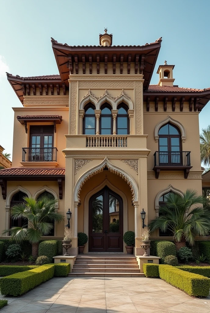 Gurjar written on big
house