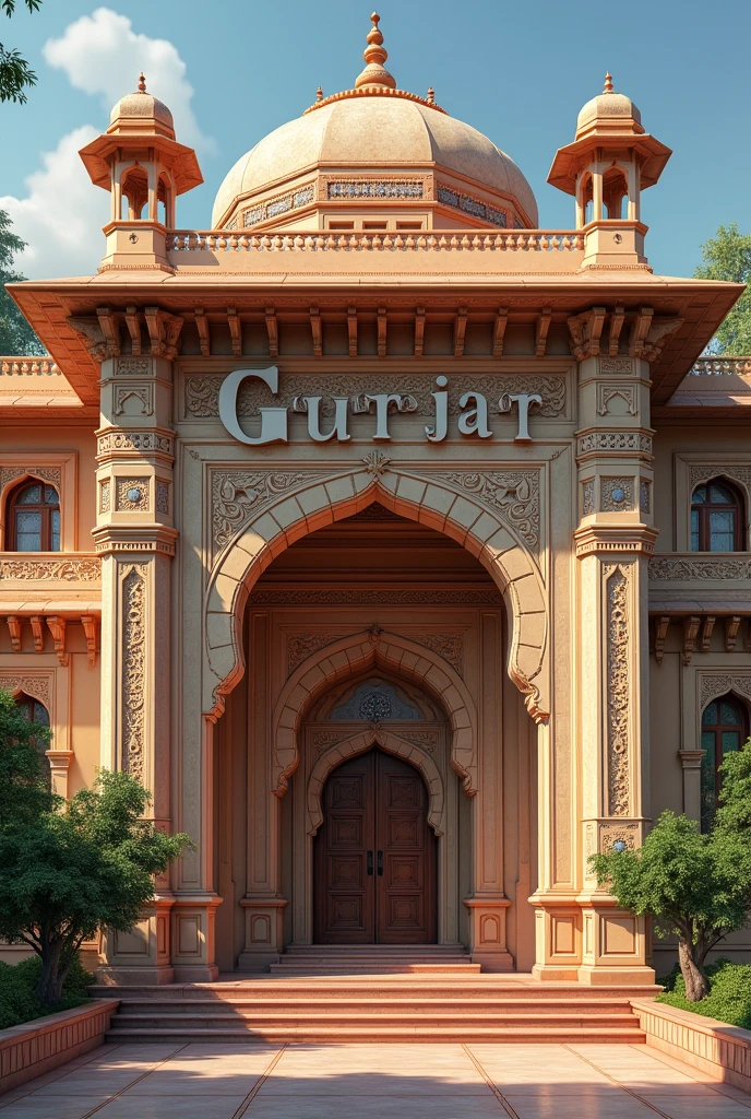 Gurjar written on Mahal