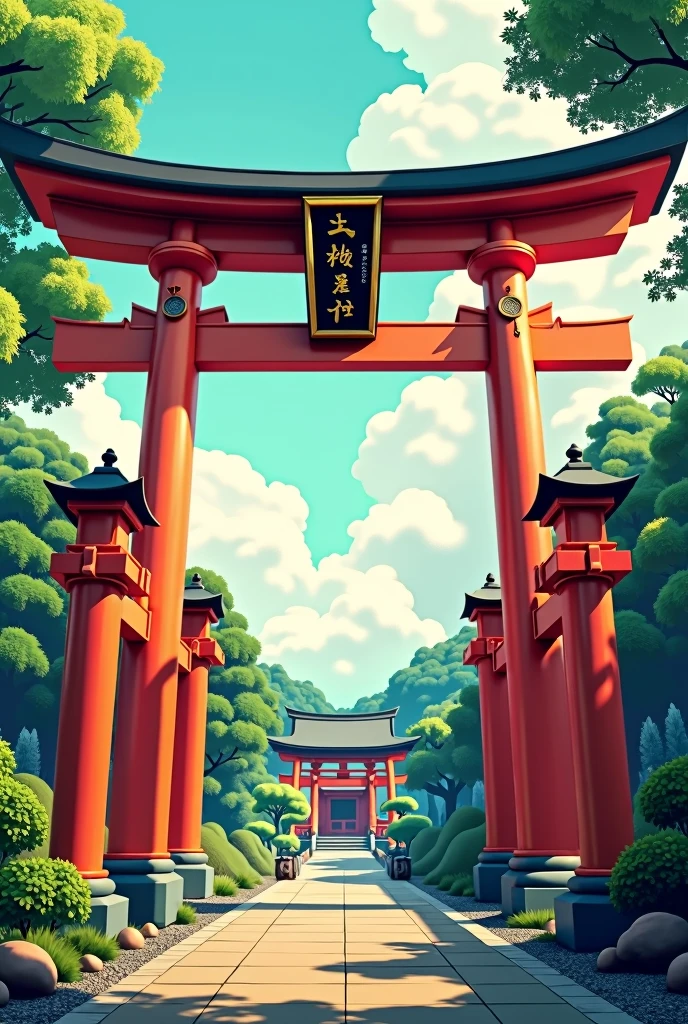 A torii gate that looks like it will bring in money