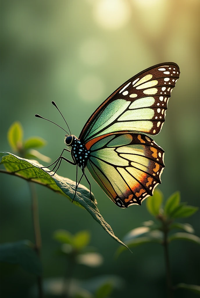 butterfly with wings literally worth a dollar