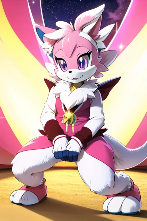 Furry female pink dragon alola pokemon sun and moon fursuit mascot baseball style