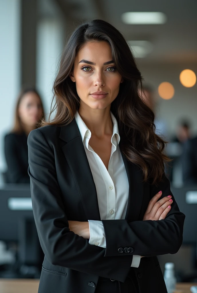 Images of female experts or professionals with an air of confidence, as a consultant, teacher or technician, showing them in action or with an expression of confidence.