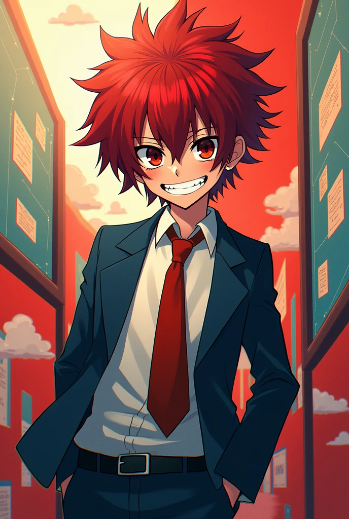 Akabane Karma wallpaper drawn by assassination classroom's artstyle