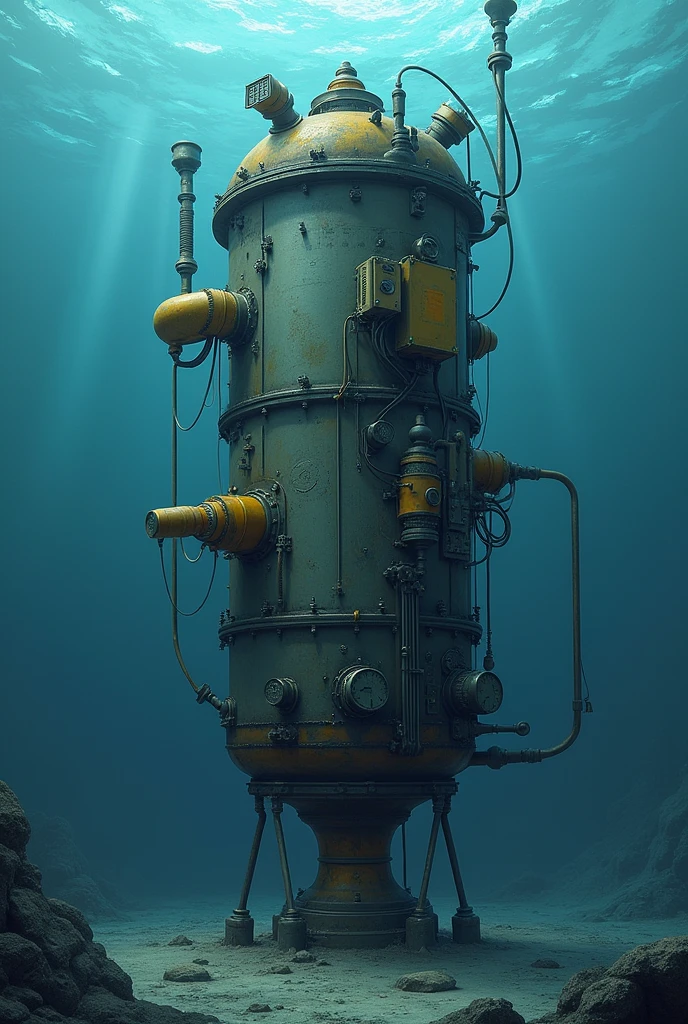 A tool used to measure the movement of the ocean floor.