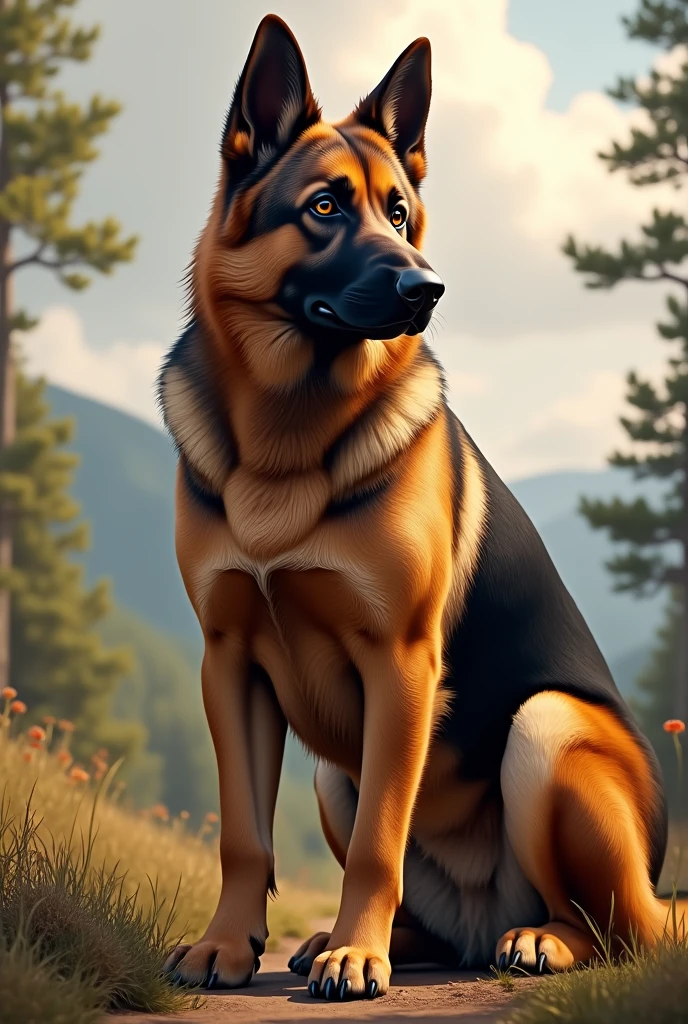 German shepherd dog