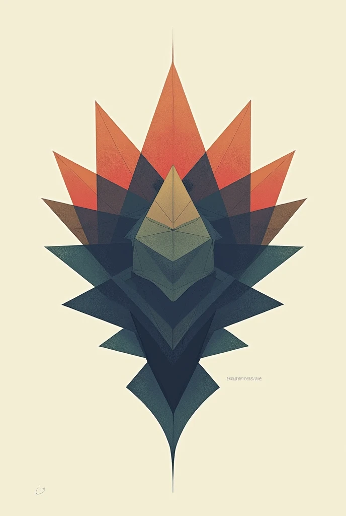 Easy to draw Sierpinski triangle art crown 
