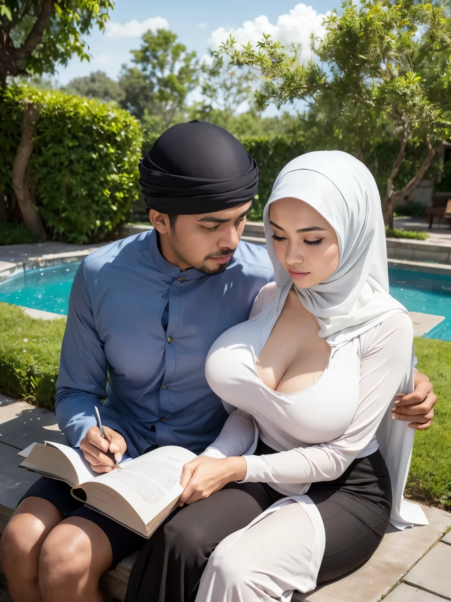 ((a exceptionally beautiful 60 years old mature muslim mom)), ((malay women)), (bigger and longer veiny penis:1.4), (glasses), hetero, 1boy, (fellatio), (oral), ((hijab)), fitted long sleeves shirt, leggings, red lips, (from high angle shot), (seen from straight above), (From a male point of view), solo focus, pov, (looking at viewer) in an empty classroom Skin texture, ultra high res, RAW, instagram LUT, masterpiece, best quality, ultra-detailed, ultra high resolution, RAW, 4k,
