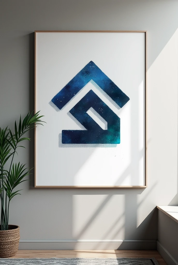 Create a logo on professional canvas art for a business