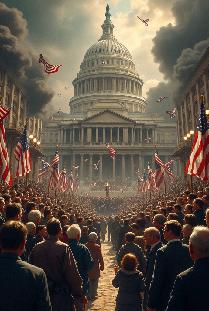 Create an image that best define politics 