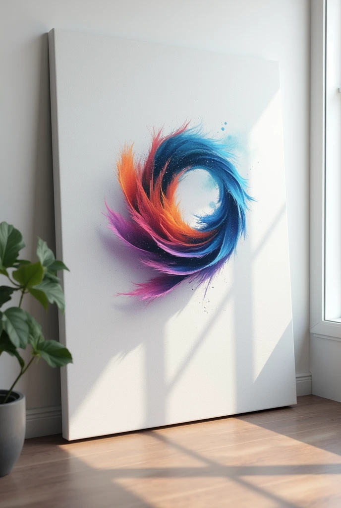 Create a logo on professional canvas art