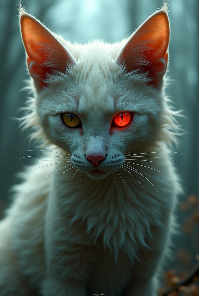 Pusssy with red eye 