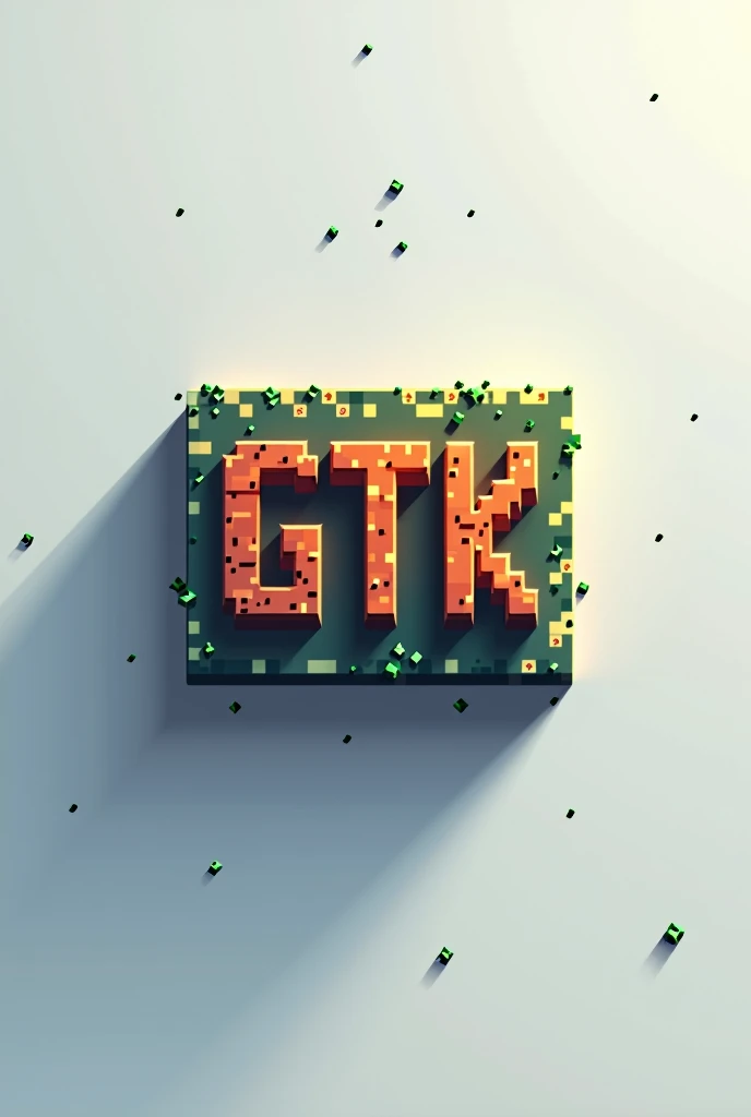 Minecraft logo with GTK text