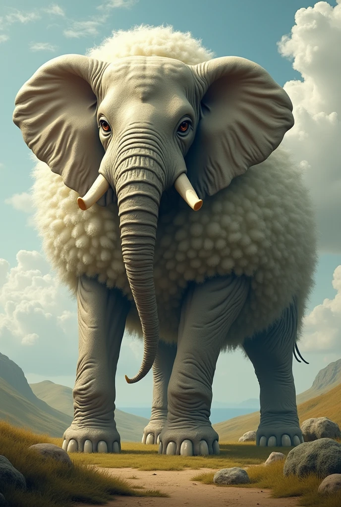 Believe me, a mutation between an elephant and a sheep 