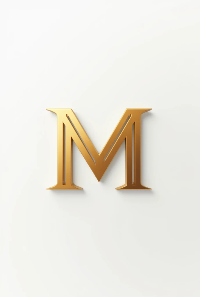 Logo for content creator page "Visual Mid Media" with white and gold colors