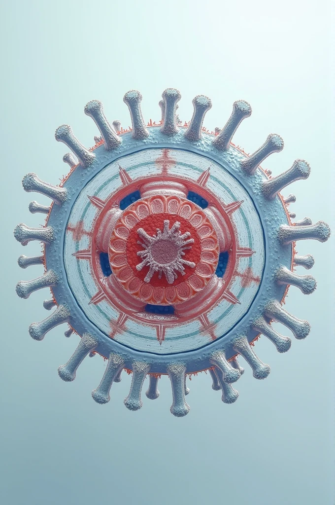 Sample Image**: Ultra-thin section of a virus particle or cell organelle.