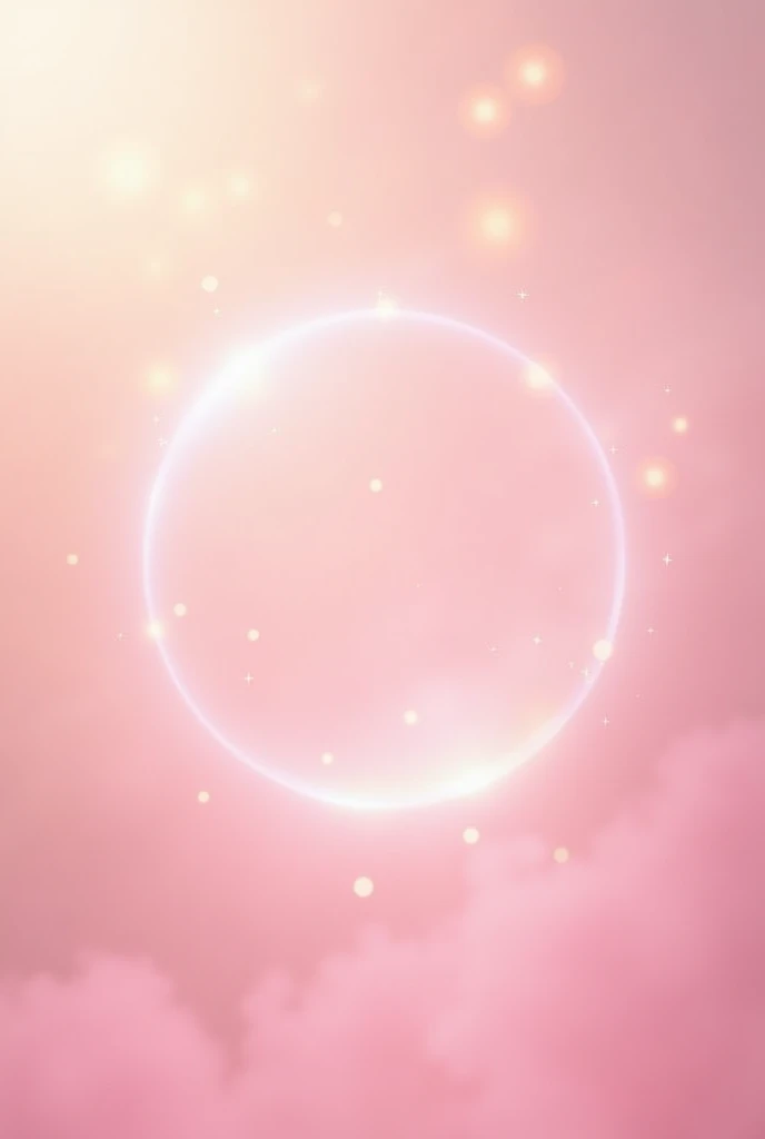Generate a pink background,A picture with a faint halo in the middle