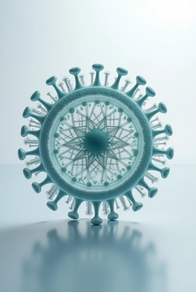 Sample Image**: Ultra-thin section of a virus particle or cell organelle.