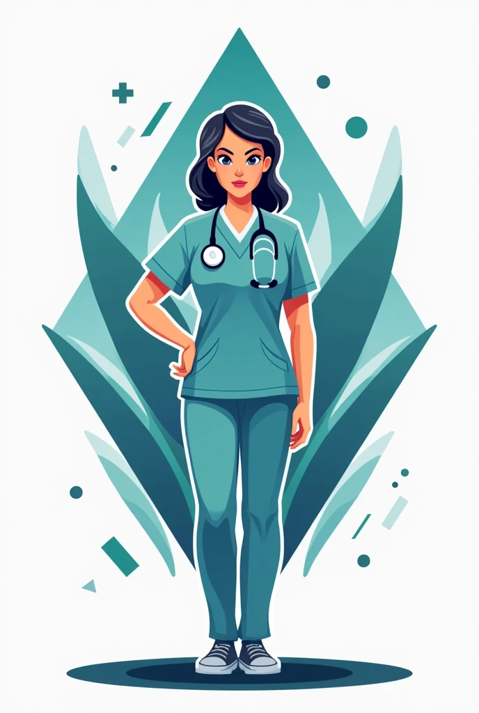 Create an individualistic and competitive nursing logo 