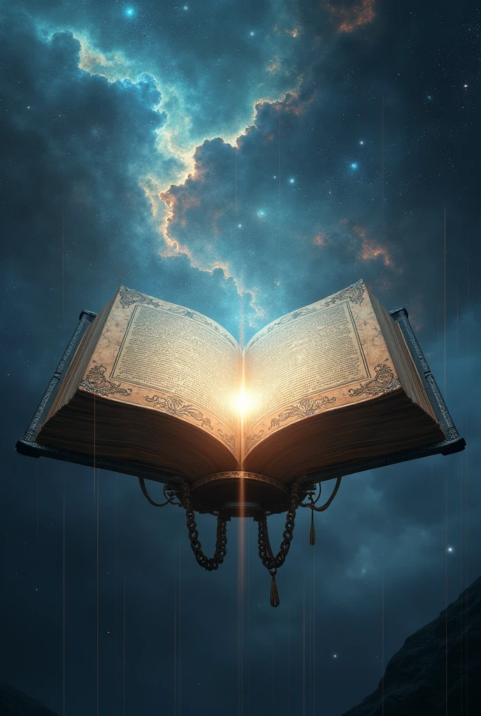 A book with a universe behind it, biblical space