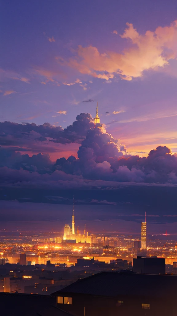 octans, Ciel, étoile (Ciel), paysage, étoilery Ciel, nuit, 1fille, nuit Ciel, seulement, En plein air, bâtiment, nuage, voie Lactée, Séance, arbre, cheveux longs, Ville, silhouette, Villescape