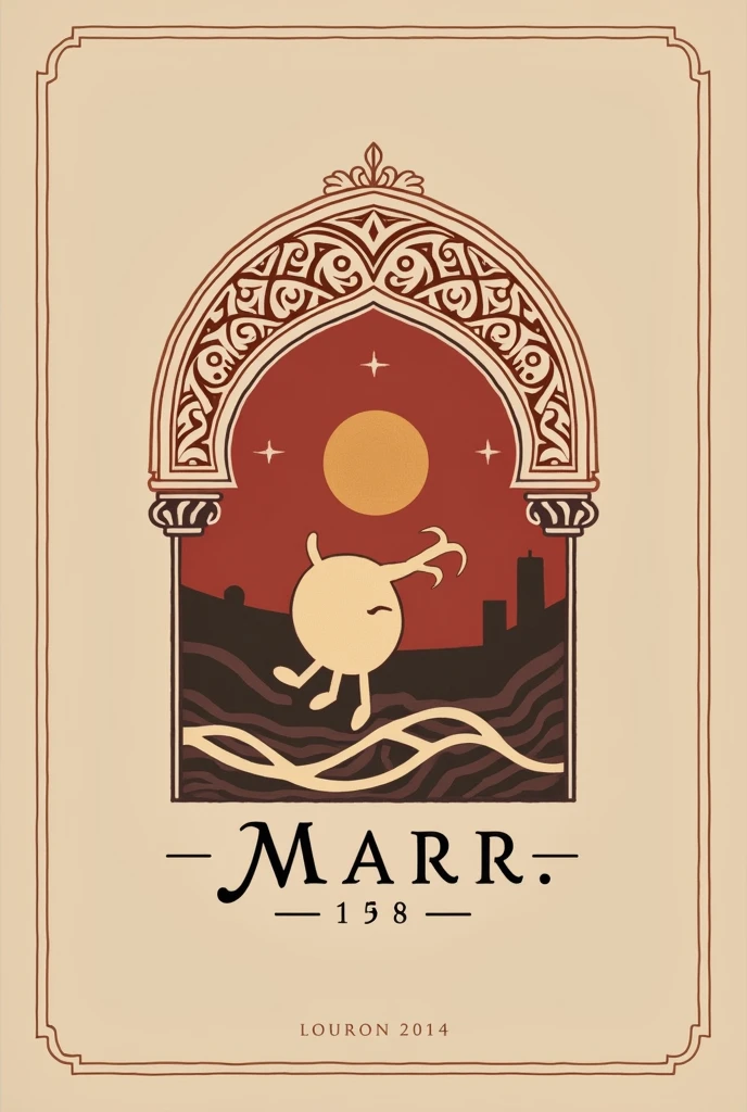 Design a logo for Marr. that merges modern sophistication with the deep cultural roots of Morocco. Use typography that balances clean lines with a touch of traditional flair, such as a refined serif or a sleek script that echoes the artistry of Marr. For the icon, incorporate elements inspired by Moroccan culture, like intricate geometric patterns or stylized arches, to symbolize the brand's heritage. Opt for a rich, warm color palette, including deep reds, golds, and earthy tones, evoking the vibrant and timeless atmosphere of Marrakesh’s souks and landscapes. The overall style should be minimalist yet culturally resonant, ensuring the logo is both elegant and versatile across various platforms, from digital to print. The design should communicate a sense of luxury, heritage, and enduring charm, capturing the essence of Marr. in a way that feels both contemporary and deeply rooted in tradition. Ensure the logo works well in both color and monochrome, and is scalable for different applications, from business cards to large signage.