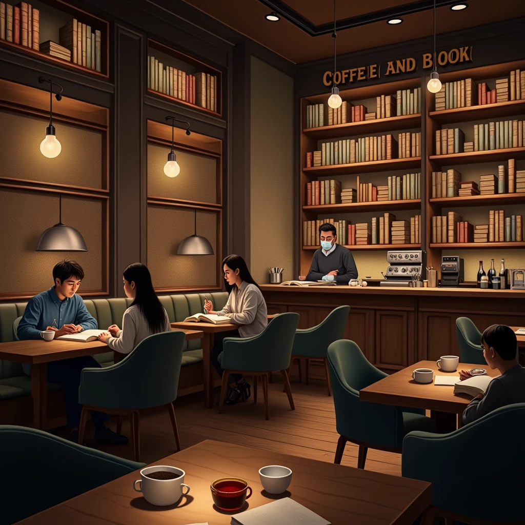Coffee and Book Cafe Name