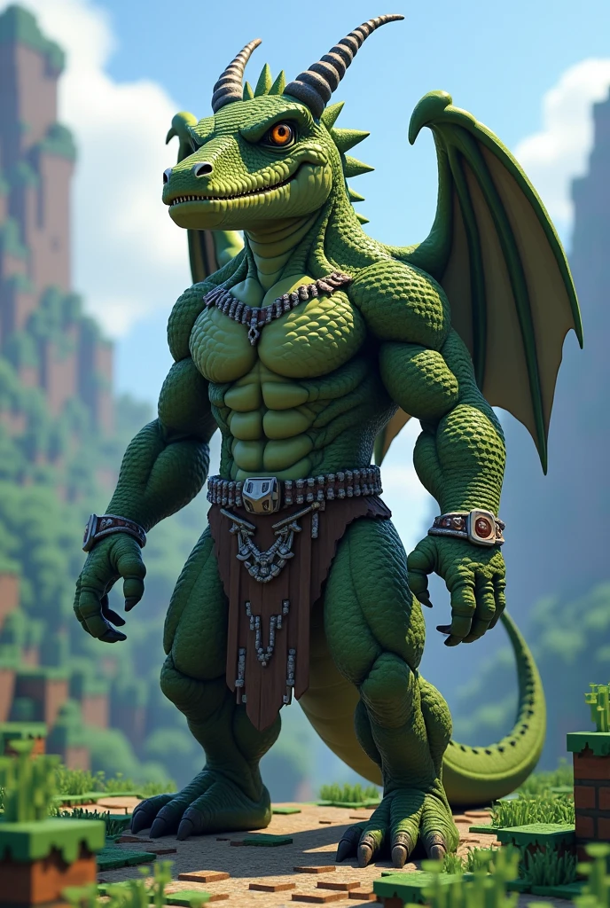 Minecraft Dragon Man