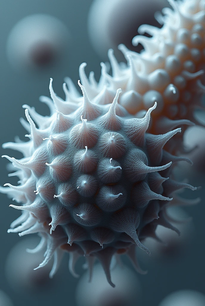 **Sample Image**: Surface of a bacterium or fungal spore.