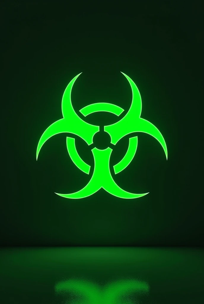 Biohazard sign, Biohazard is green
