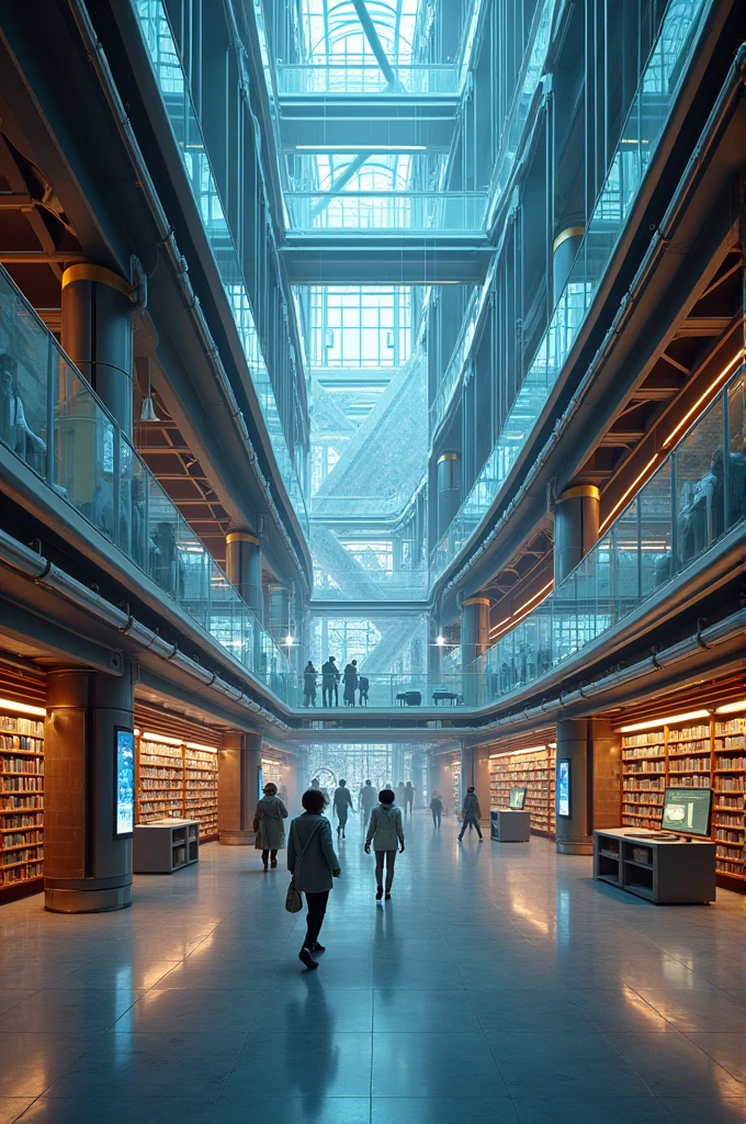 Library of the future,hi-technology