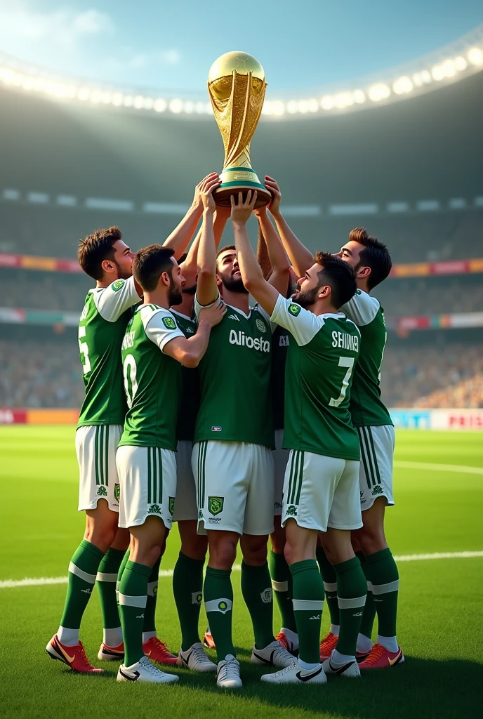 Palmeiras team with world cup
