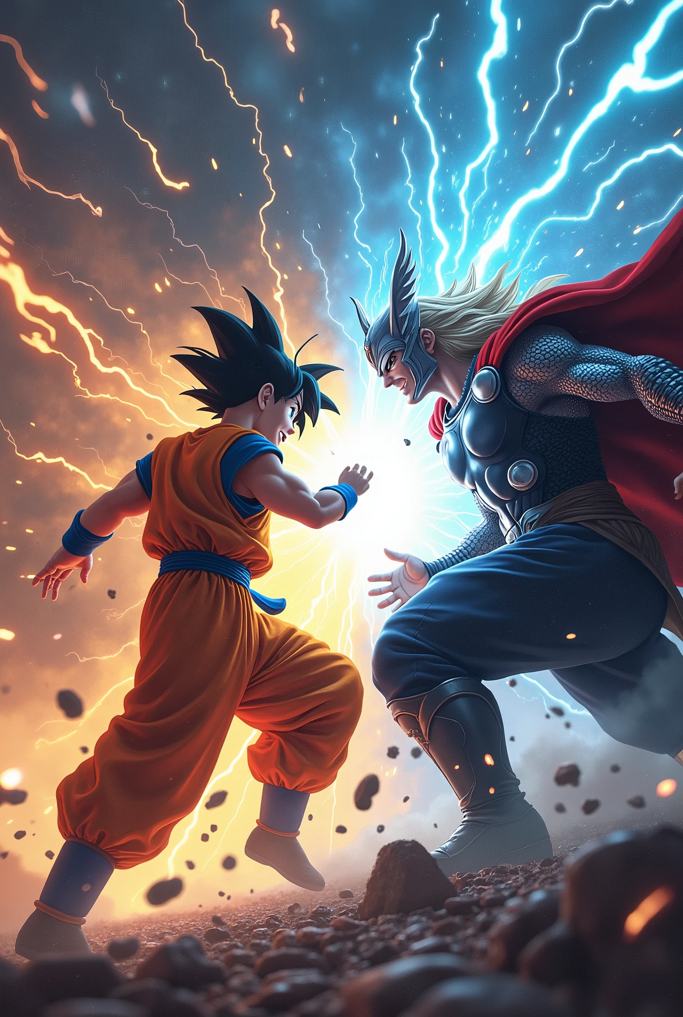 Son goku vs thor 