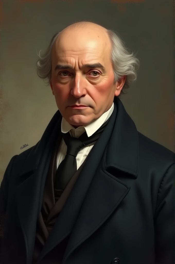A picture about August Comte
