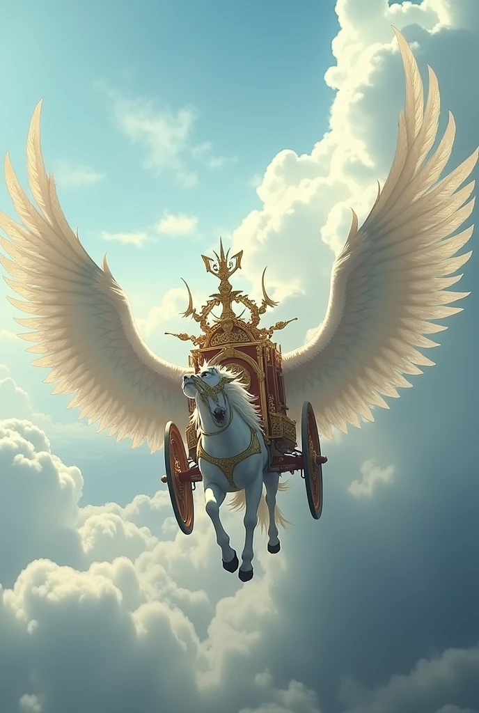chariot with wings
