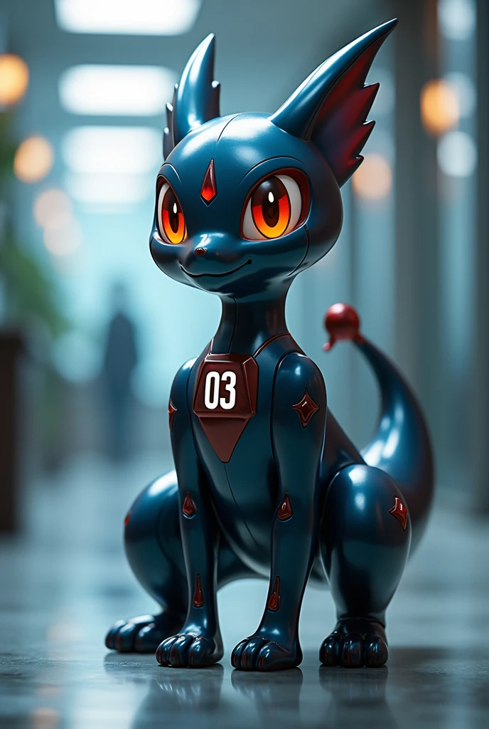Create me an image of a Pokemon that says "03 comptroller"