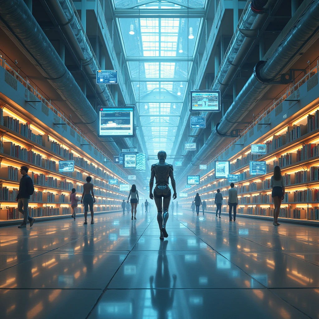 Library of the future,hi-technology